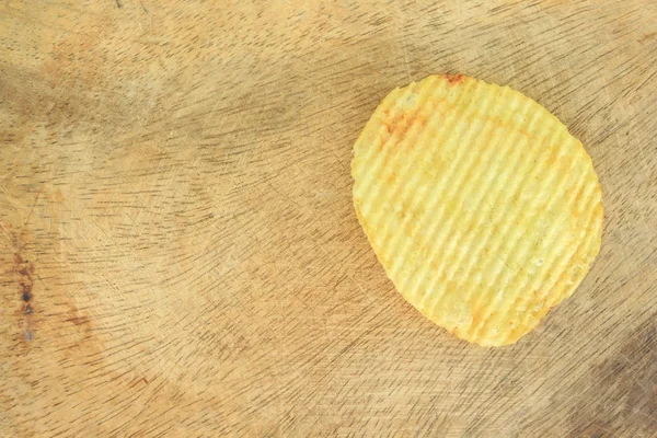 Knusprige Kartoffelchips Junk Food Ungesundes Essen — Stockfoto