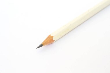 Beyaz arka plan üzerinde beyaz kalem aracı sanat