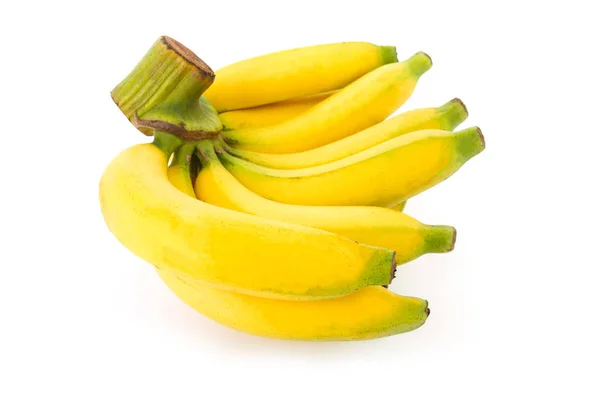 Banana Fruta Amarela Alimento Fresco Saudável Tropical Vegetal Orgânico — Fotografia de Stock
