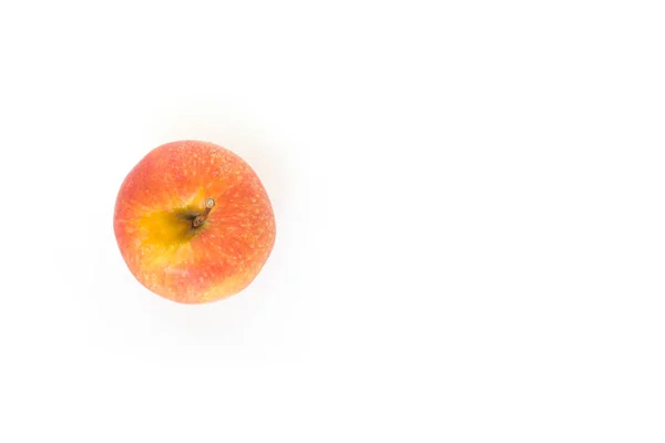 Manzana Roja Sobre Fondo Blanco — Foto de Stock