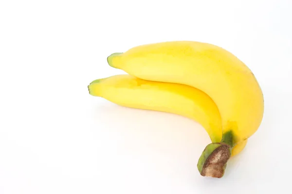Plátano Fruta Amarilla Alimentos Frescos Vegetales Orgánicos Tropicales Saludables — Foto de Stock