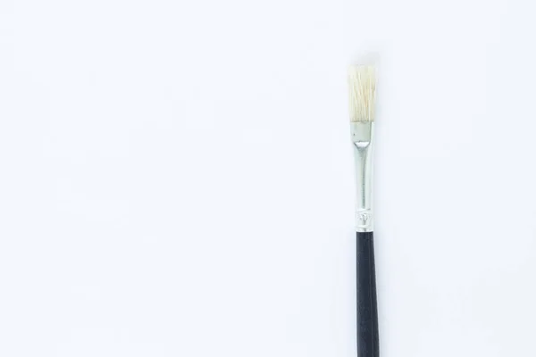 Paint Brush Set Gereedschap Kunst Witte Achtergrond — Stockfoto