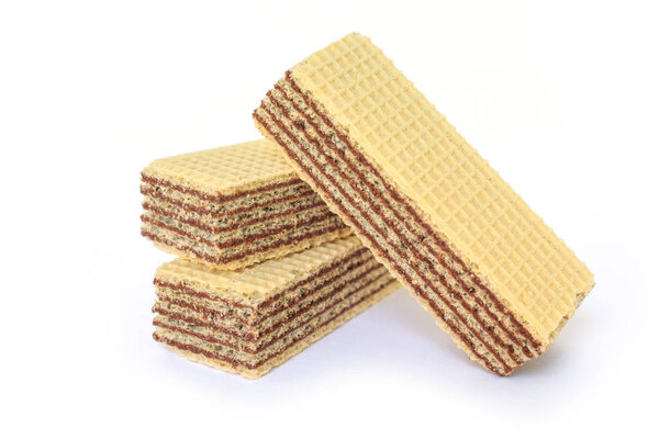 Шоколадный десерт на белом фоне
