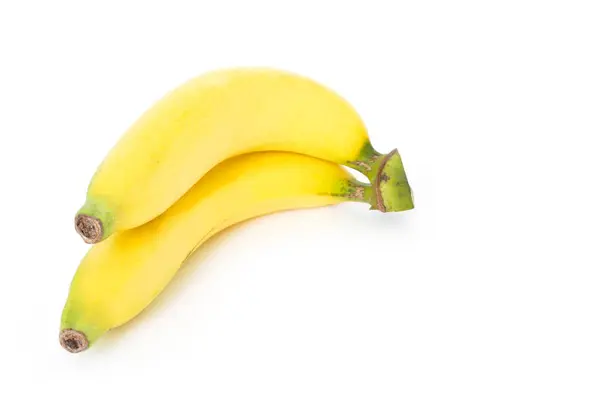 Plátano Fruta Amarilla Alimentos Frescos Vegetales Orgánicos Tropicales Saludables — Foto de Stock