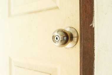 door knob lock handle home security close clipart