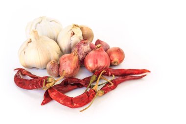 malzemeler sarımsak, soğan, biber yemek doğa arka plan