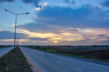 yol tatil kavramı manzara arka plan seyahat