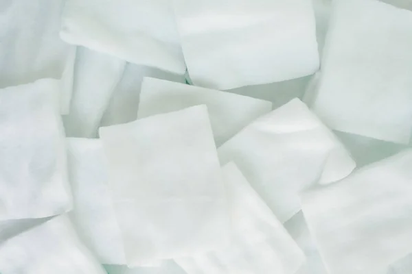 Almofadas Algodão Branco Macio Beleza Limpa Medicina Saúde — Fotografia de Stock