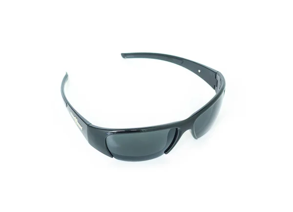 Óculos Sol Pretos Fundo Branco — Fotografia de Stock