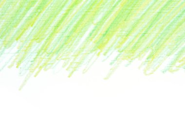 yeşil kontur karakalem eskiz sanat.