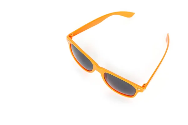 Óculos Sol Castanhos Sobre Fundo Branco — Fotografia de Stock
