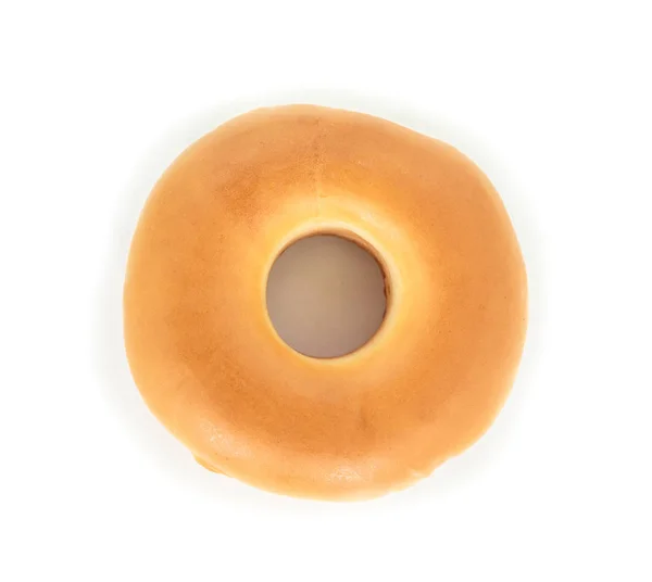 Donut Top View White Background — Stock Photo, Image