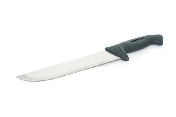 Coltello Cucina Sfondo Bianco — Foto Stock