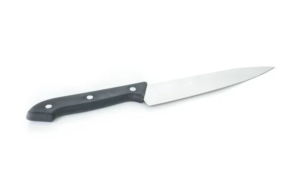 Кухонный Нож Белом Фоне — стоковое фото