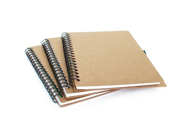 Notebooks White Background — Stock Photo, Image