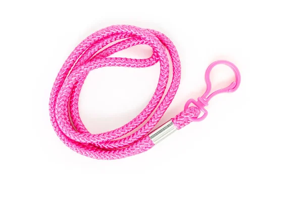 Pink Threads White Background — Stock Photo, Image