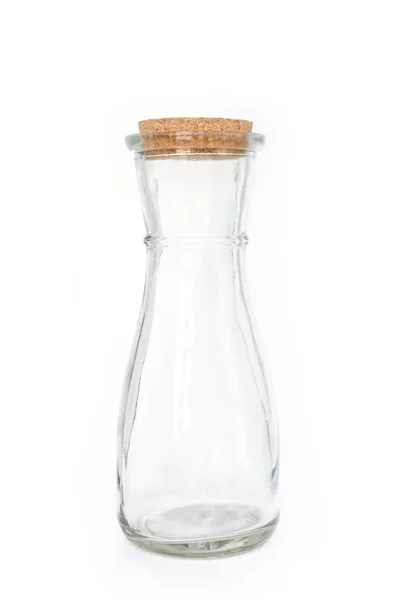 Glass Bottle White Background — Stock Photo, Image