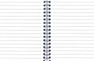 Kağıt dizüstü üzerinde satır.