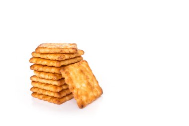 Beyaz arka plan üzerinde craker.