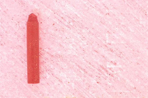 Red Crayon Drawings White Paper Background Texture — Stock Photo, Image