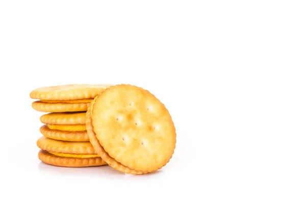 Flor Circle Cracker Auf Weißem Hintergrund — Stockfoto