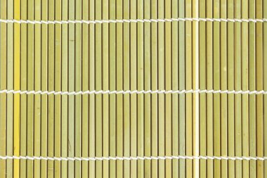 Bambu suşi mat doku Japon bir Çin yaşam tarzı gelenek
