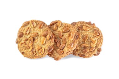 Fıstık çerez beyaz arka plan üzerinde.