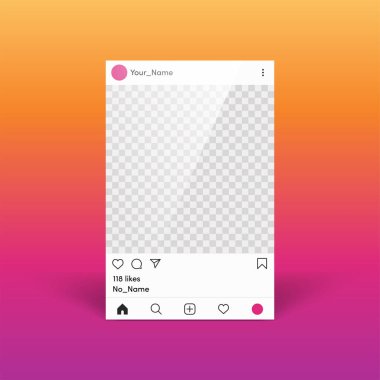 Mobil instagram maketi