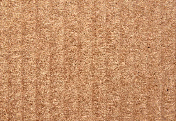 Closeup Striped Brown Cardboard Background — Stock Photo, Image