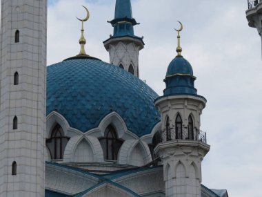 Kazan Kremlin Kul Şerif Camii. Rusya