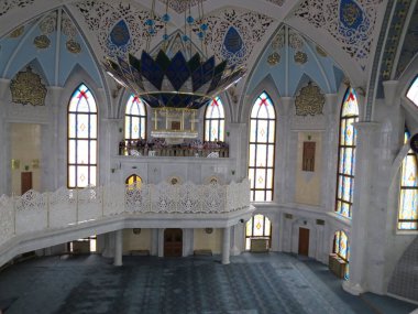Kazan Kremlin Kul Şerif Camii. Rusya