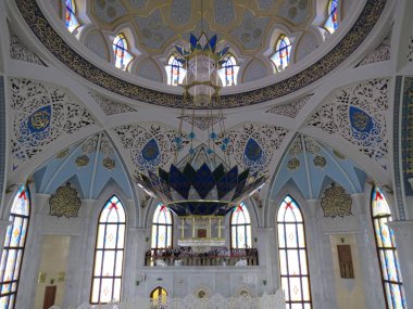 Kazan Kremlin Kul Şerif Camii. Rusya