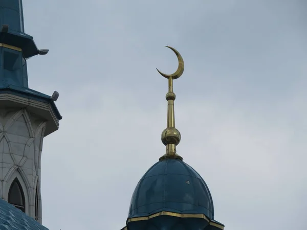 Mezquita Kul Sharif Kremlin Kazán Rusia — Foto de Stock