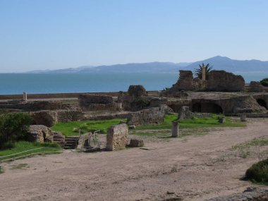 Carthago Kartaca Harabeleri antik Kartaca medeniyeti başkenti. UNESCO Dünya Mirası. Tunis, Tunus.