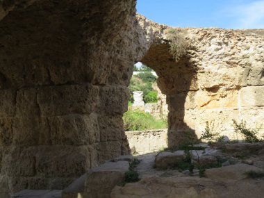 Carthago Kartaca Harabeleri antik Kartaca medeniyeti başkenti. UNESCO Dünya Mirası. Tunis, Tunus.