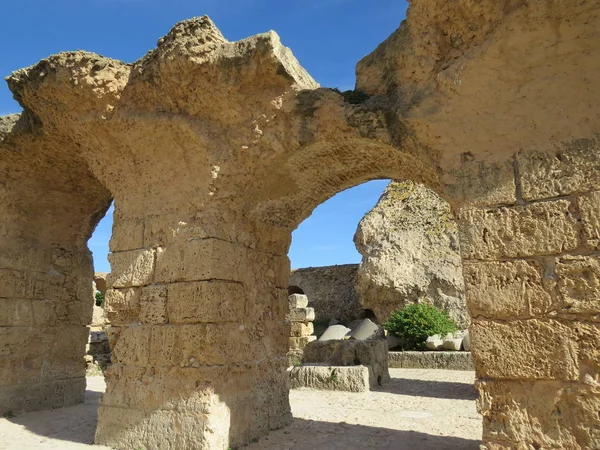 Carthago Karthágó Romjai Ókori Karthágóiak Civilizáció Fővárosa Unesco Világörökség Része — Stock Fotó