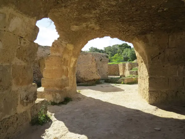 Carthago Karthágó Romjai Ókori Karthágóiak Civilizáció Fővárosa Unesco Világörökség Része — Stock Fotó