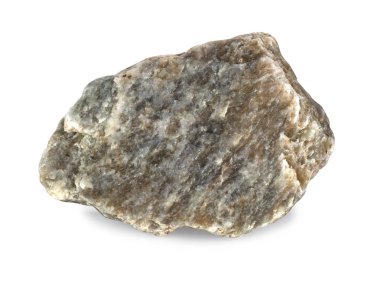 Taş taş izole kırpma yolu ile beyaz arka plan üzerinde