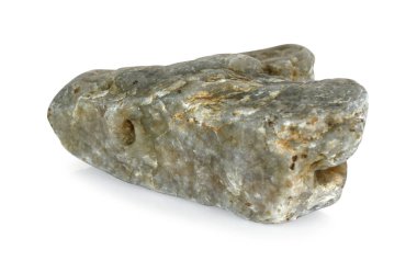 Taş taş izole kırpma yolu ile beyaz arka plan üzerinde