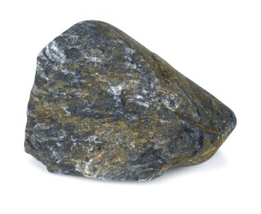 Taş taş izole kırpma yolu ile beyaz arka plan üzerinde