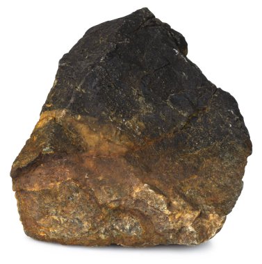 Taş taş izole kırpma yolu ile beyaz arka plan üzerinde