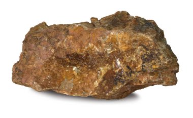 Taş taş izole kırpma yolu ile beyaz arka plan üzerinde