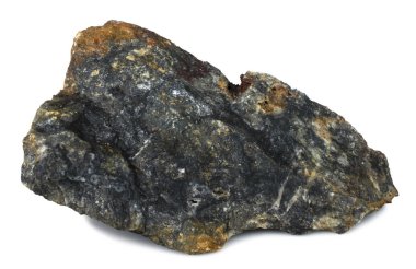 Taş taş izole kırpma yolu ile beyaz arka plan üzerinde