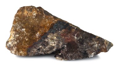 Taş taş izole kırpma yolu ile beyaz arka plan üzerinde