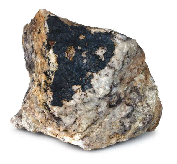 クリッピング パスと白い背景上に孤立岩の石 — ストック写真