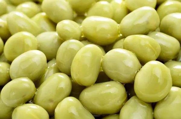 Small Broas Beans Olive Oil Close — Stock Photo, Image