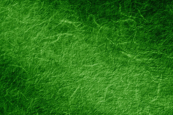 green handcrafted paper close up texture, background