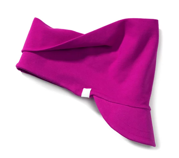 Gorra Gimnasio Púrpura Para Mujer Aislado — Foto de Stock