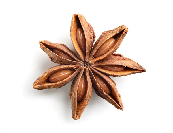 Star Anise Grains Isolated — Stock Photo, Image