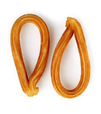 Tek Kişilik İspanyol churro izole